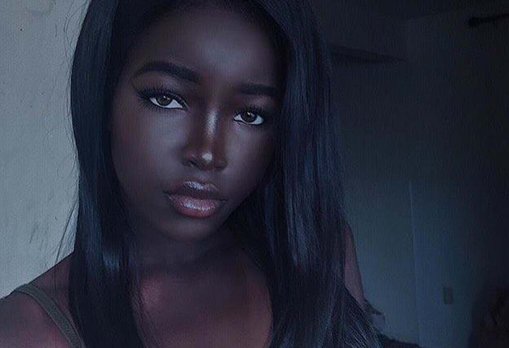Really black girl