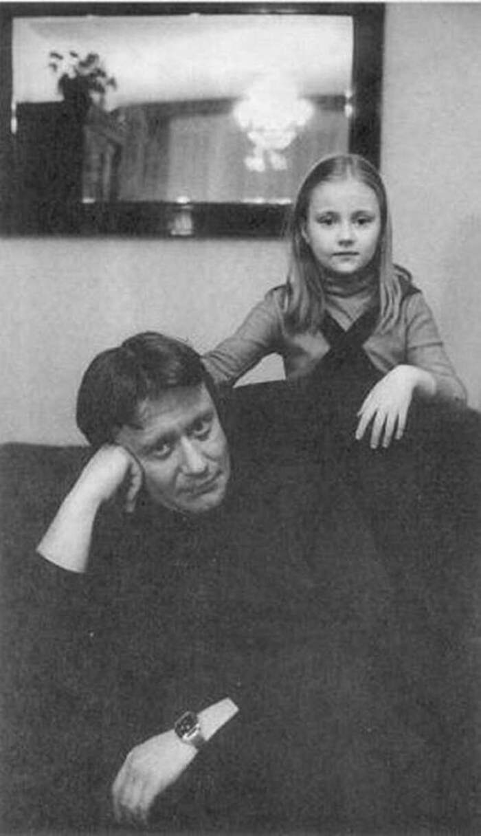 Андрей Миронов с дочкой Машей Мироновой